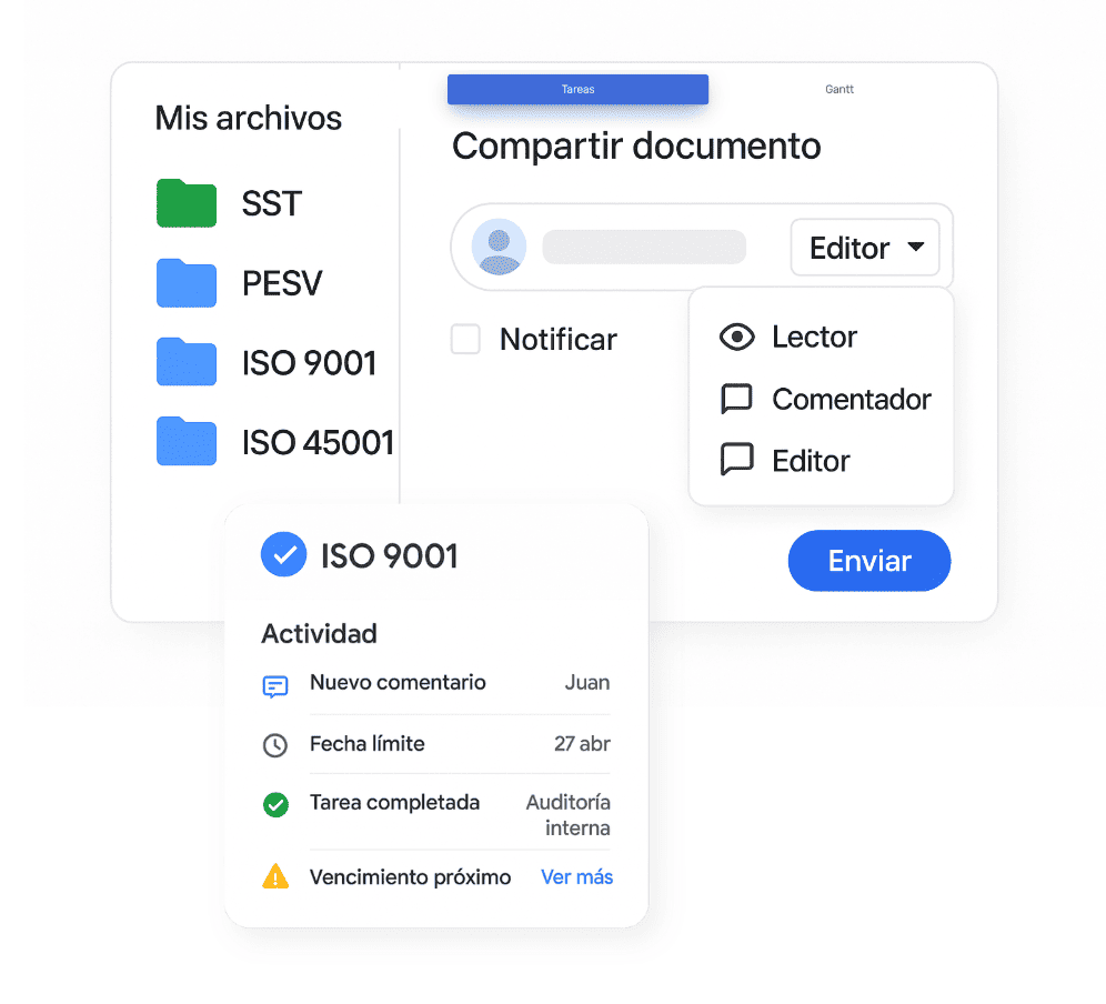 Plantillas SST PESV e ISO